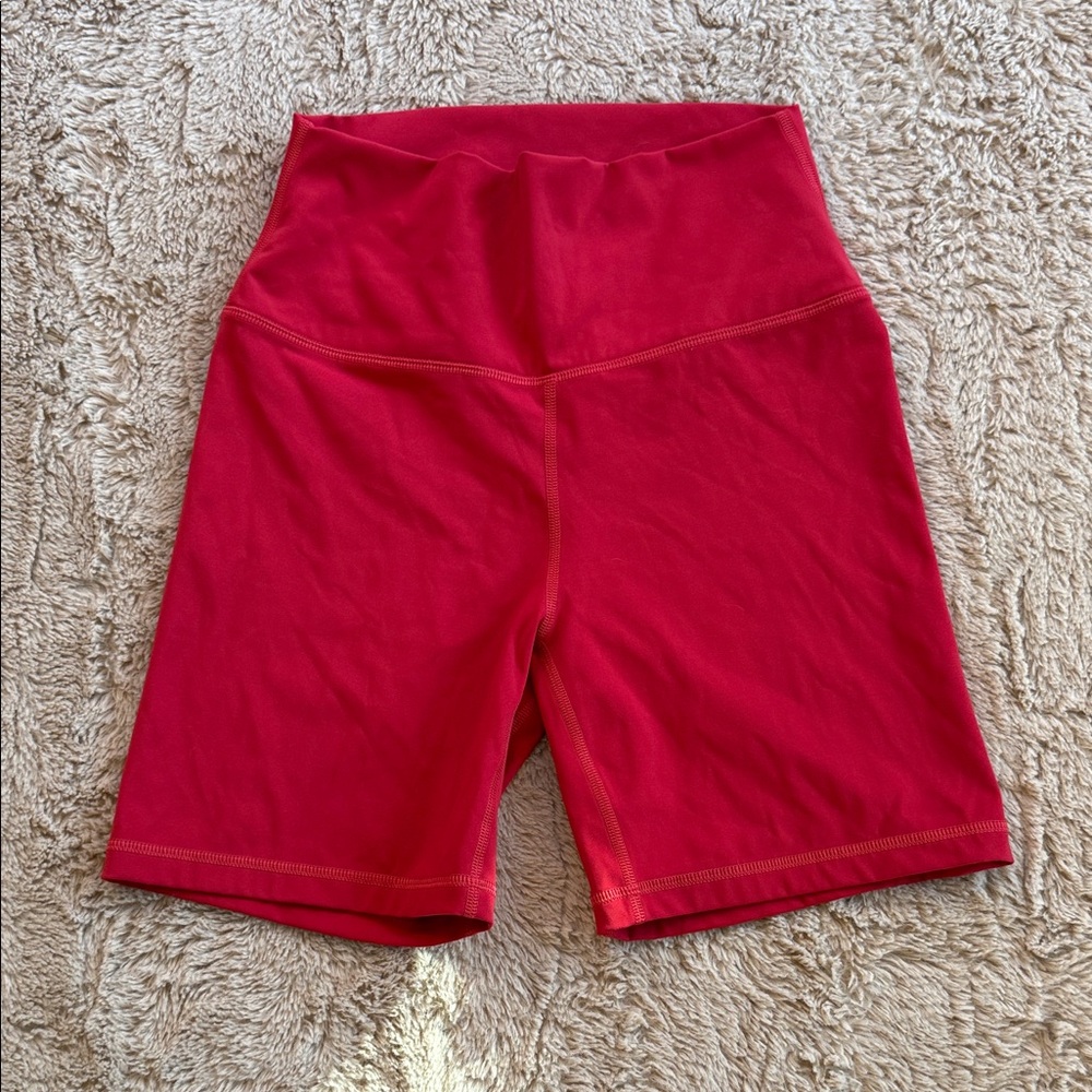 CRZ YOGA Red Bike Shorts
